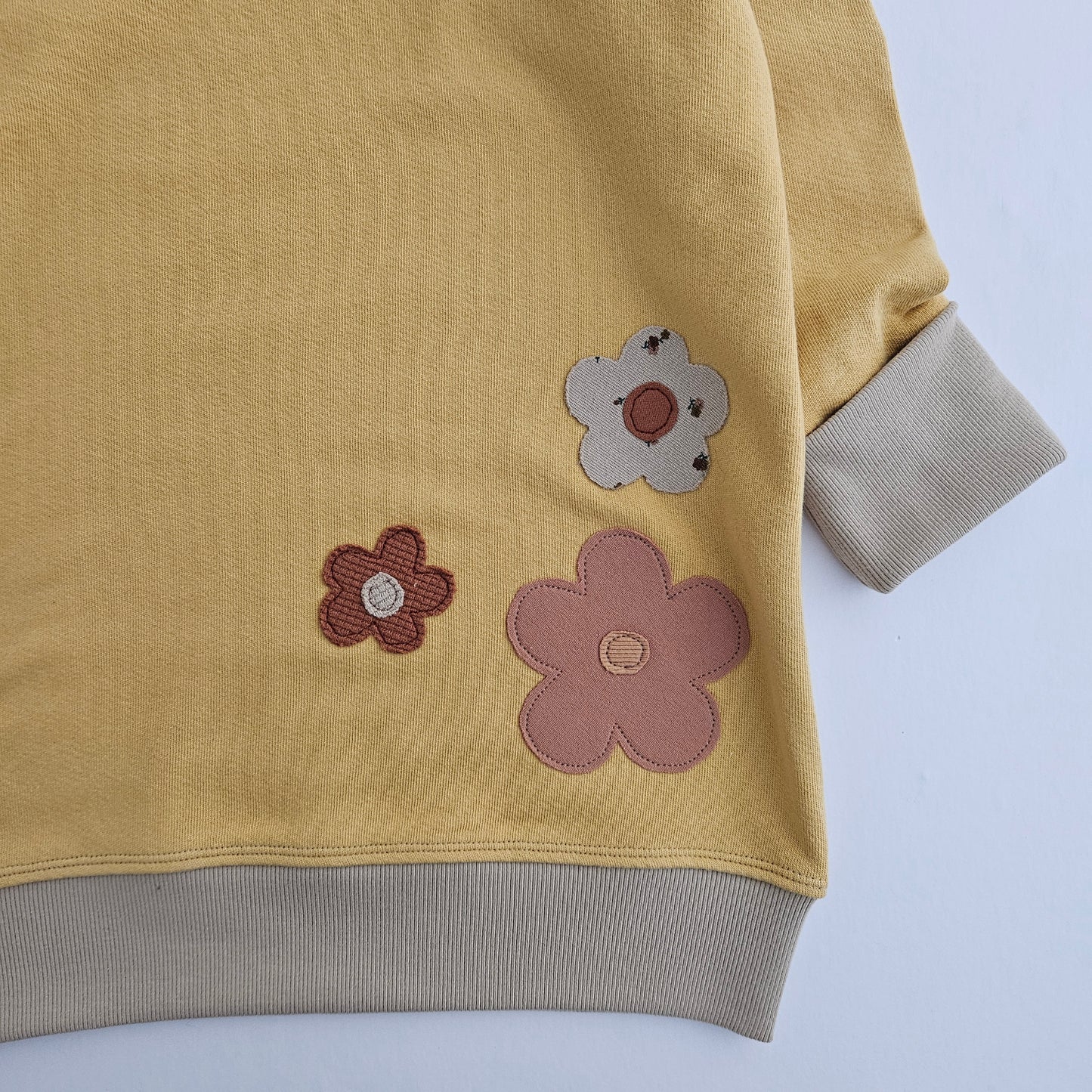 6-9 Years Grow With Me Tunic- Floral on Yellow