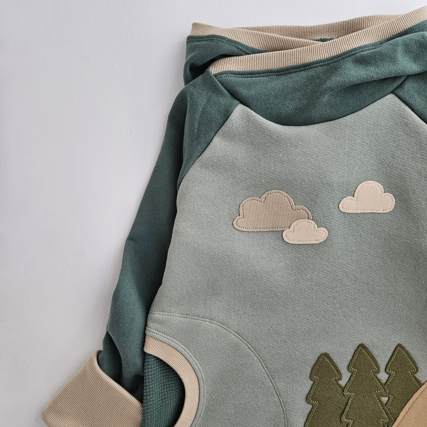 6-9 Years Forest Grow With Me Hoodie