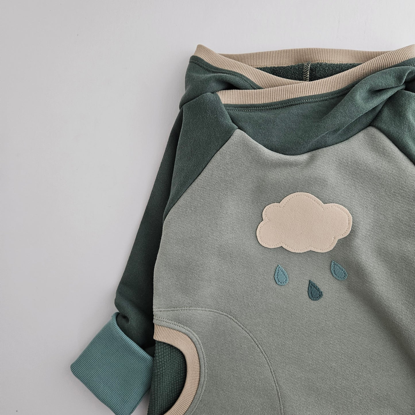 3T- 6 Years Raincloud Grow With Me Hoodie