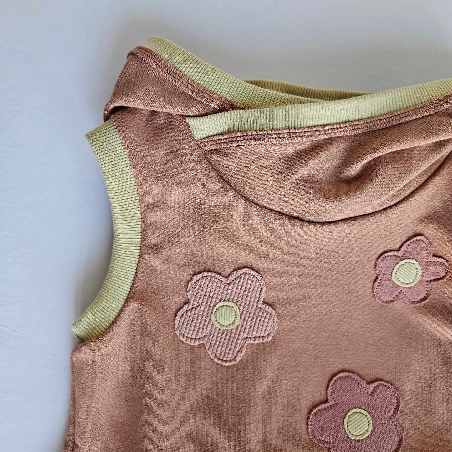 3T-6Y Flower Hooded Peplum Grow With Me