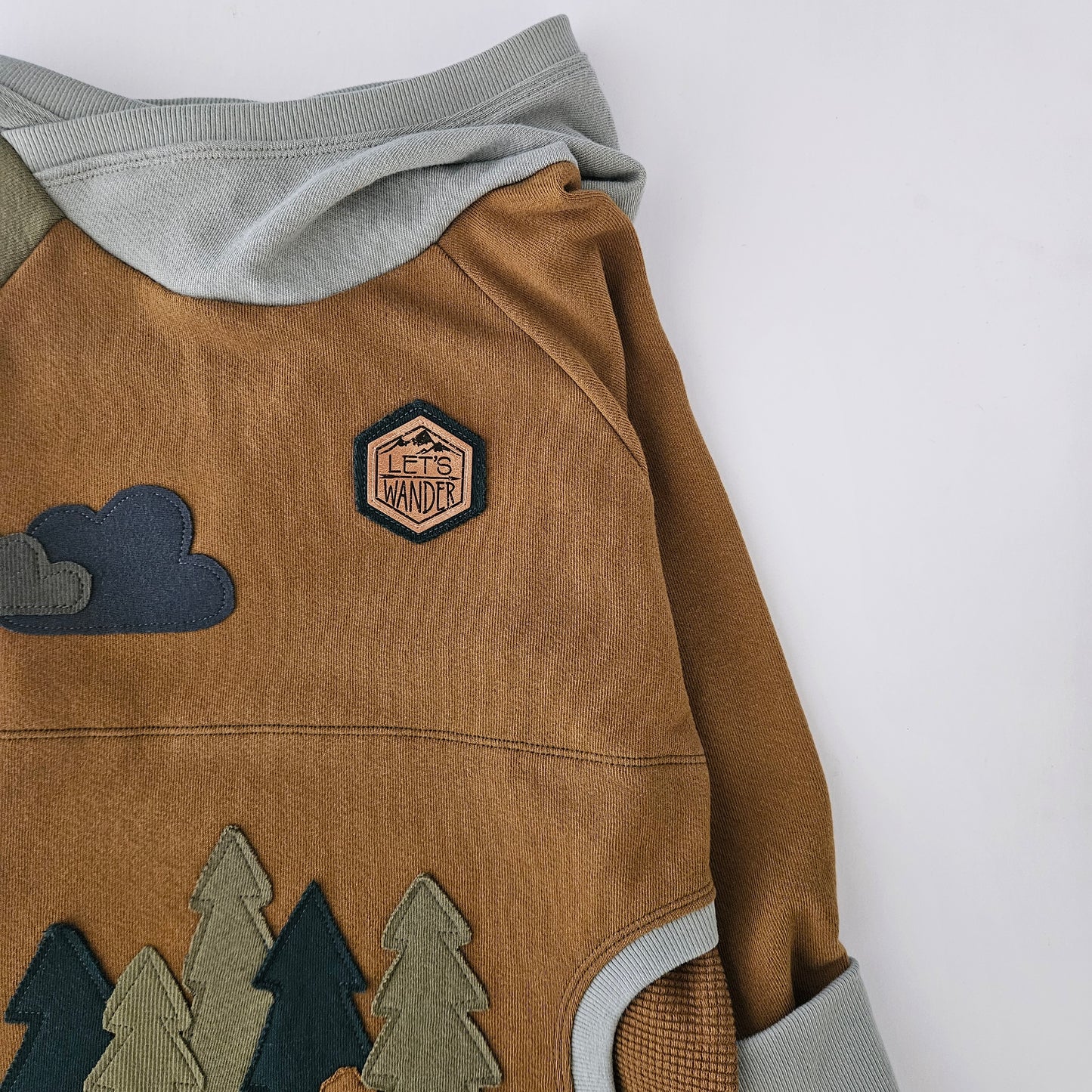 6-9 Years Bigfoot Wander Grow With Me Hoodie