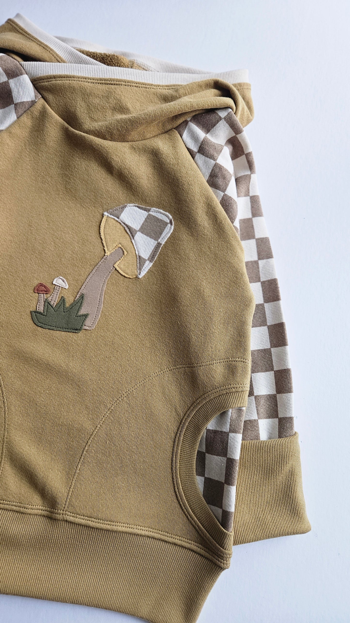 6-9 Years Gnome Mushroom Grow With Me Hoodie