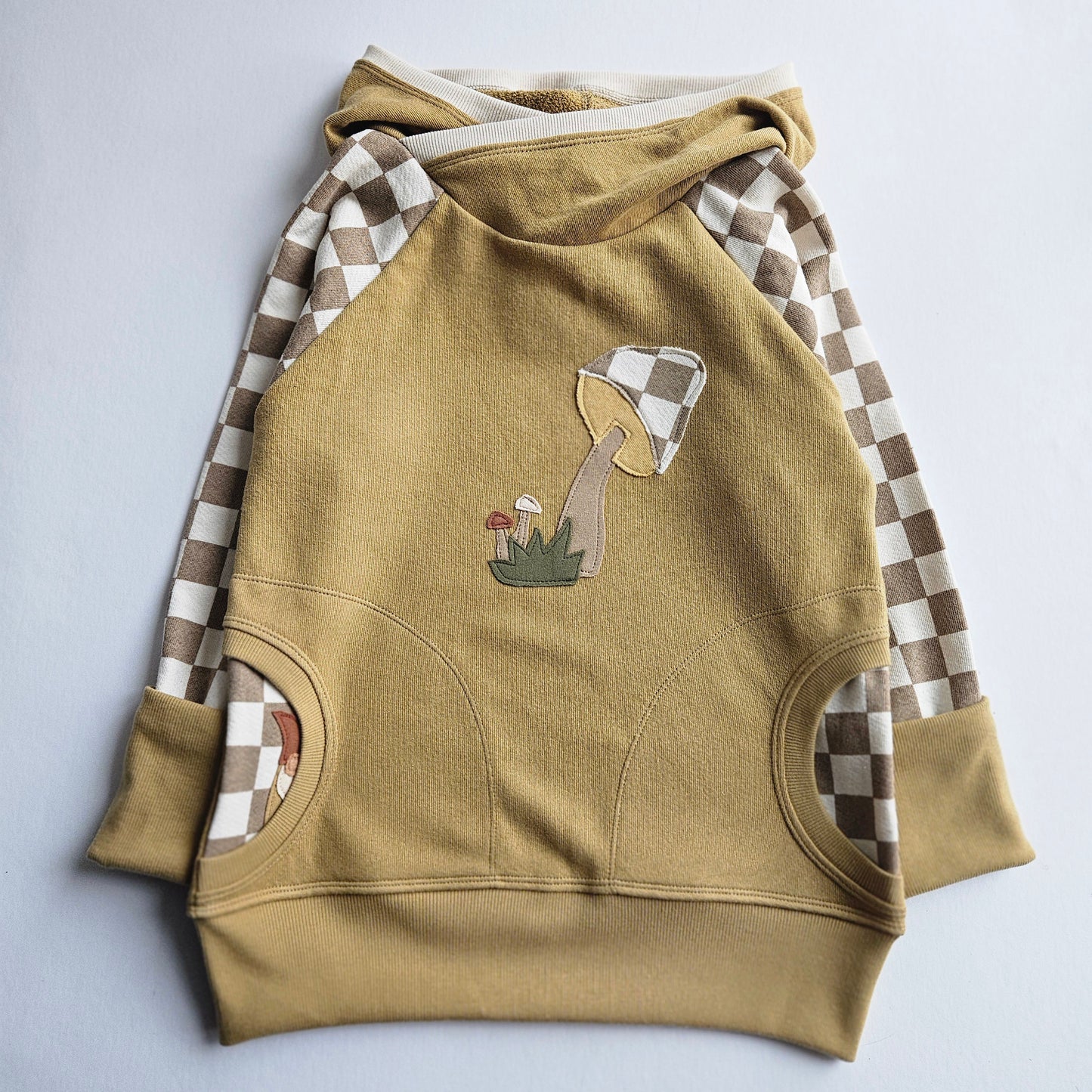 6-9 Years Gnome Mushroom Grow With Me Hoodie