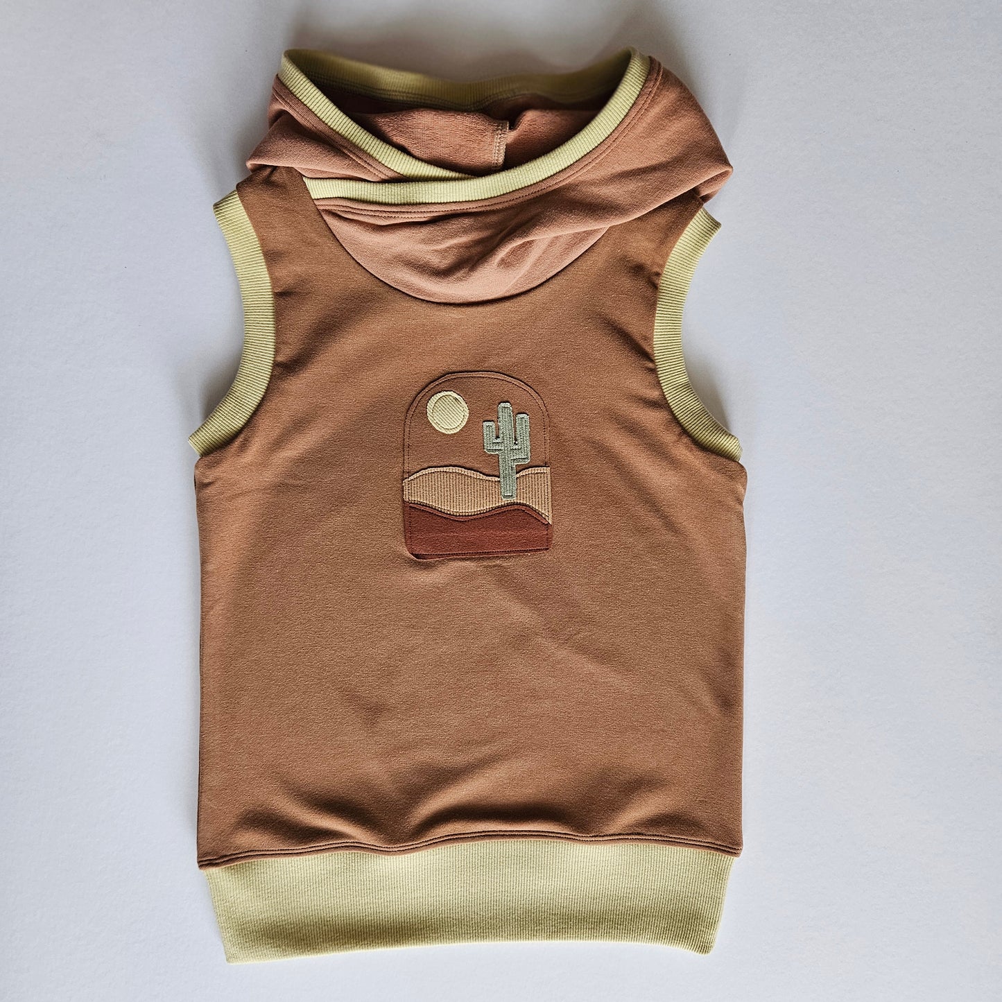 6-9Y Cactus Hooded Tank Grow With Me