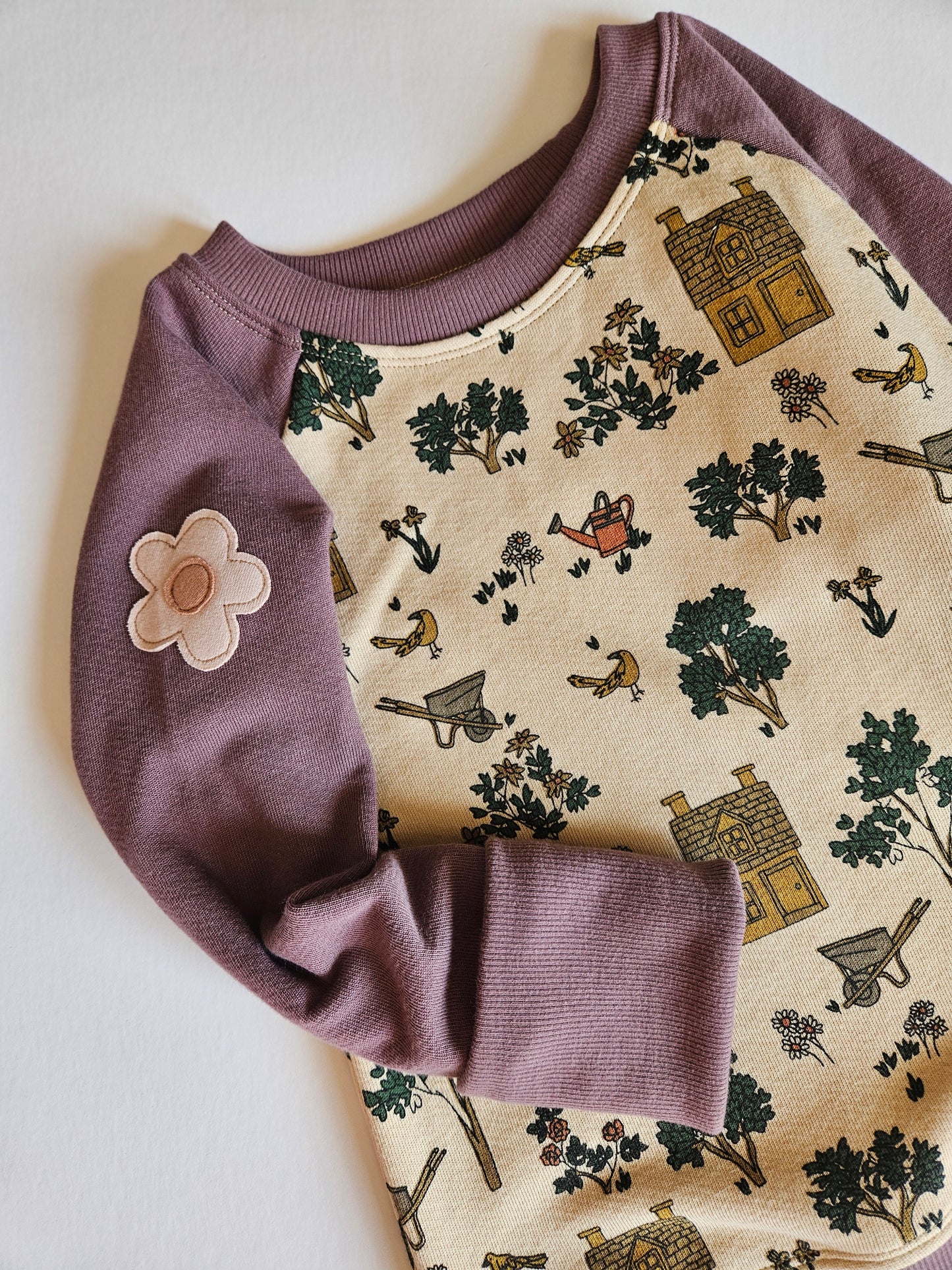 3-6 Years Garden Flower Grow With Me Hoodie