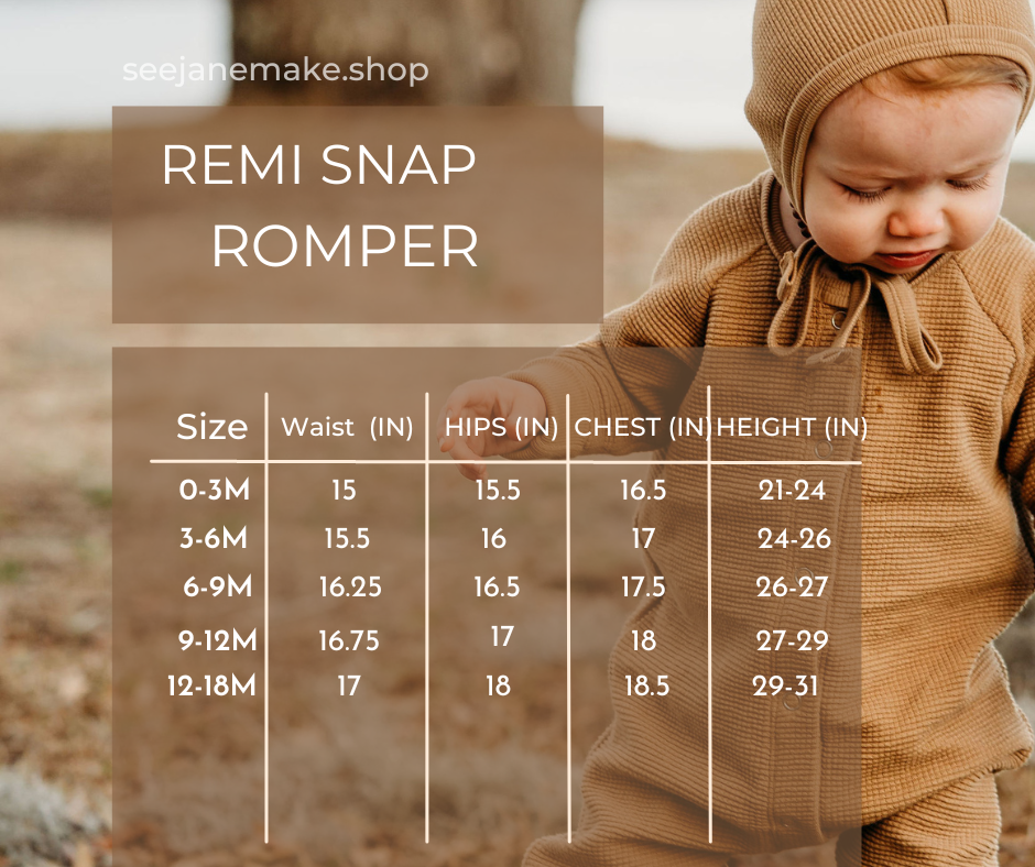 Remi Snap Rompers- Barley