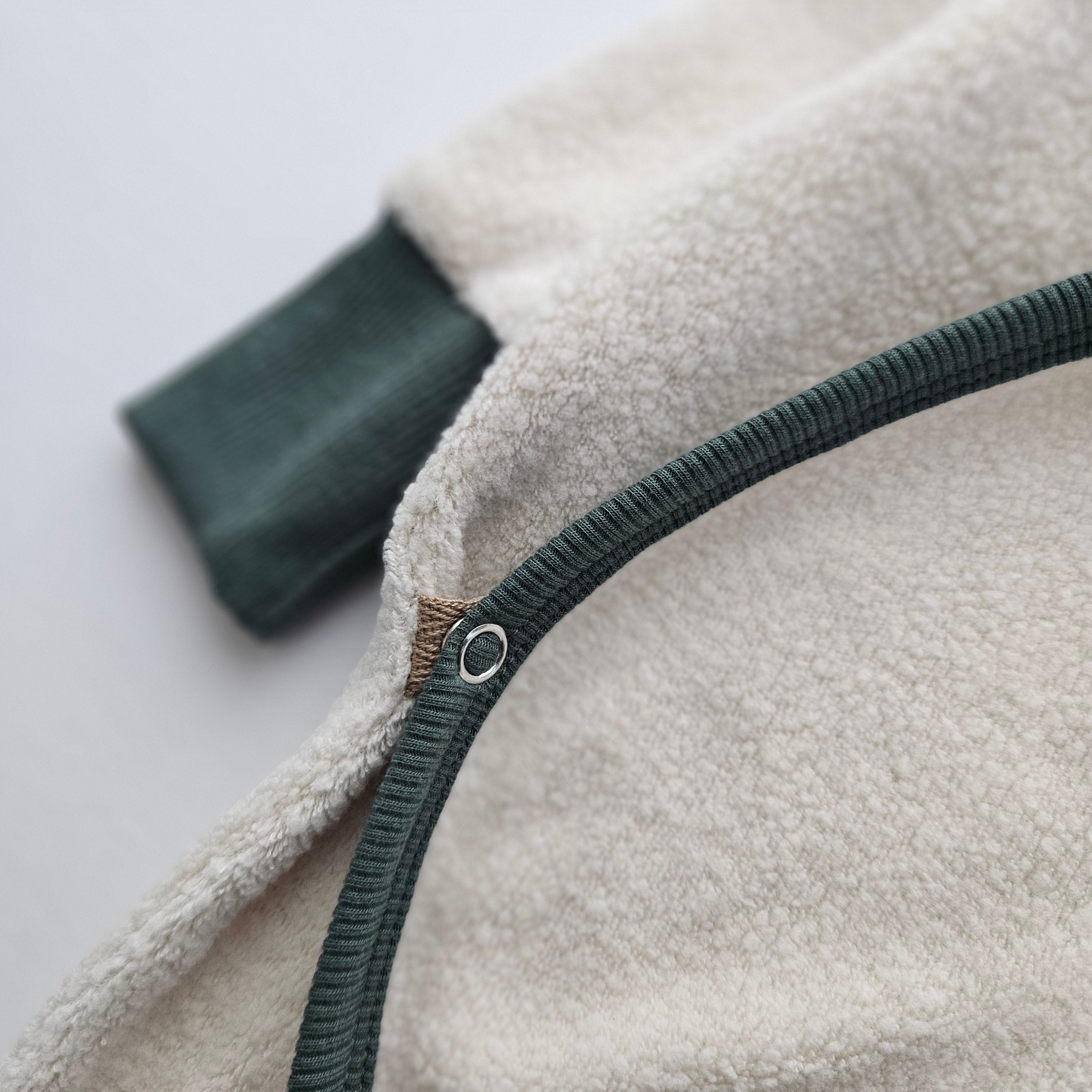 Custom Sherpa Wrap Romper for Mandy