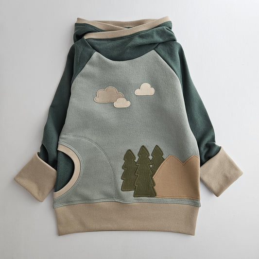 6-9 Years Forest Grow With Me Hoodie