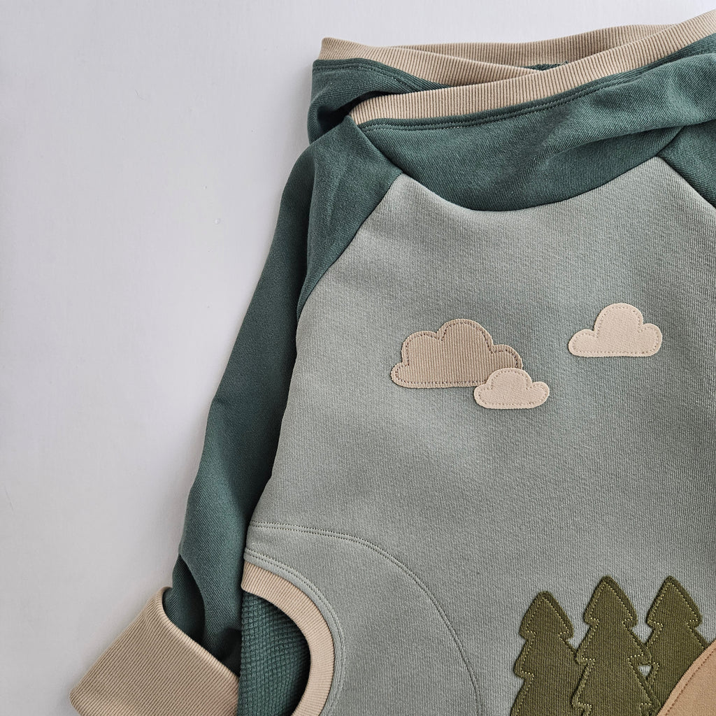 6-9 Years Forest Grow With Me Hoodie