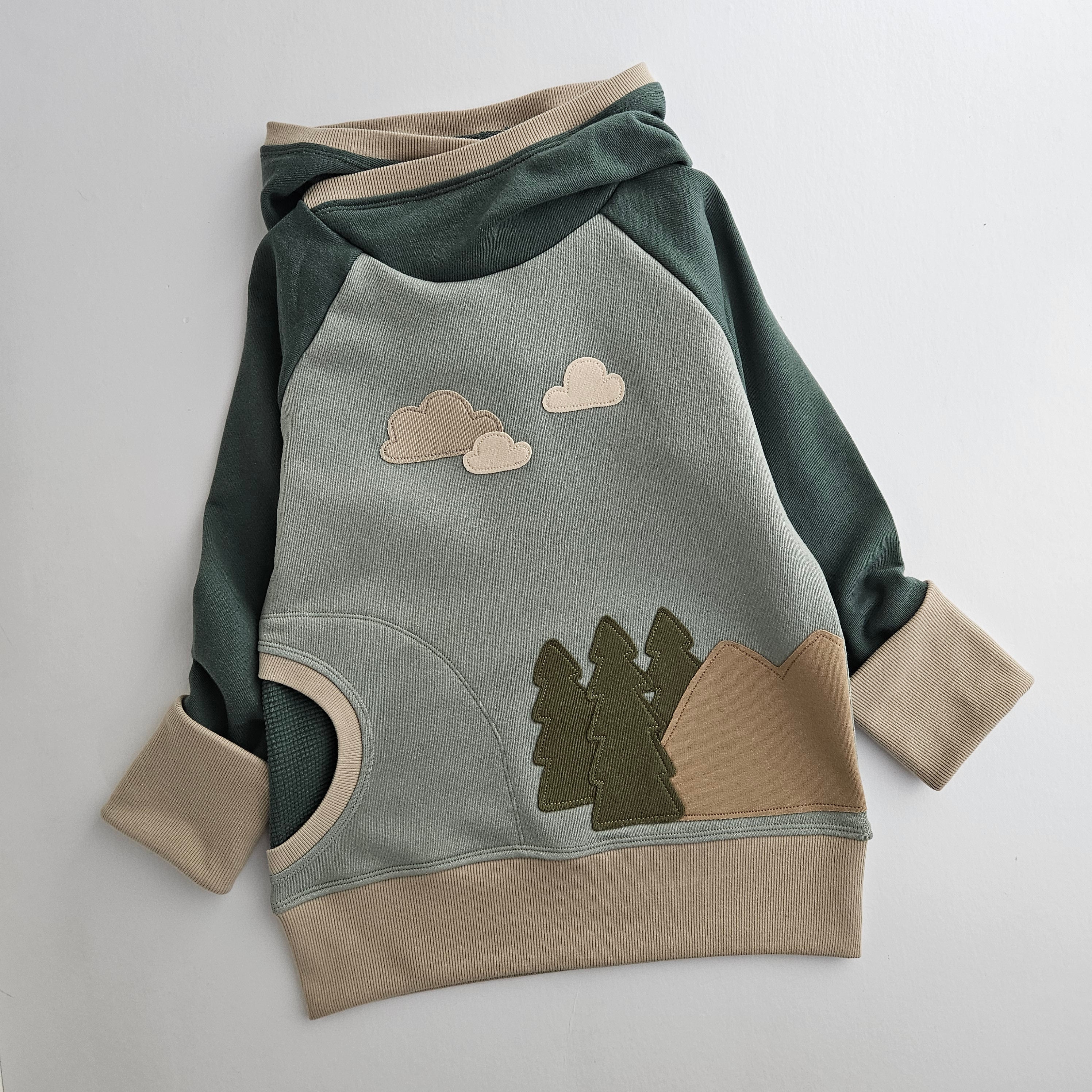 6-9 Years Forest Grow With Me Hoodie