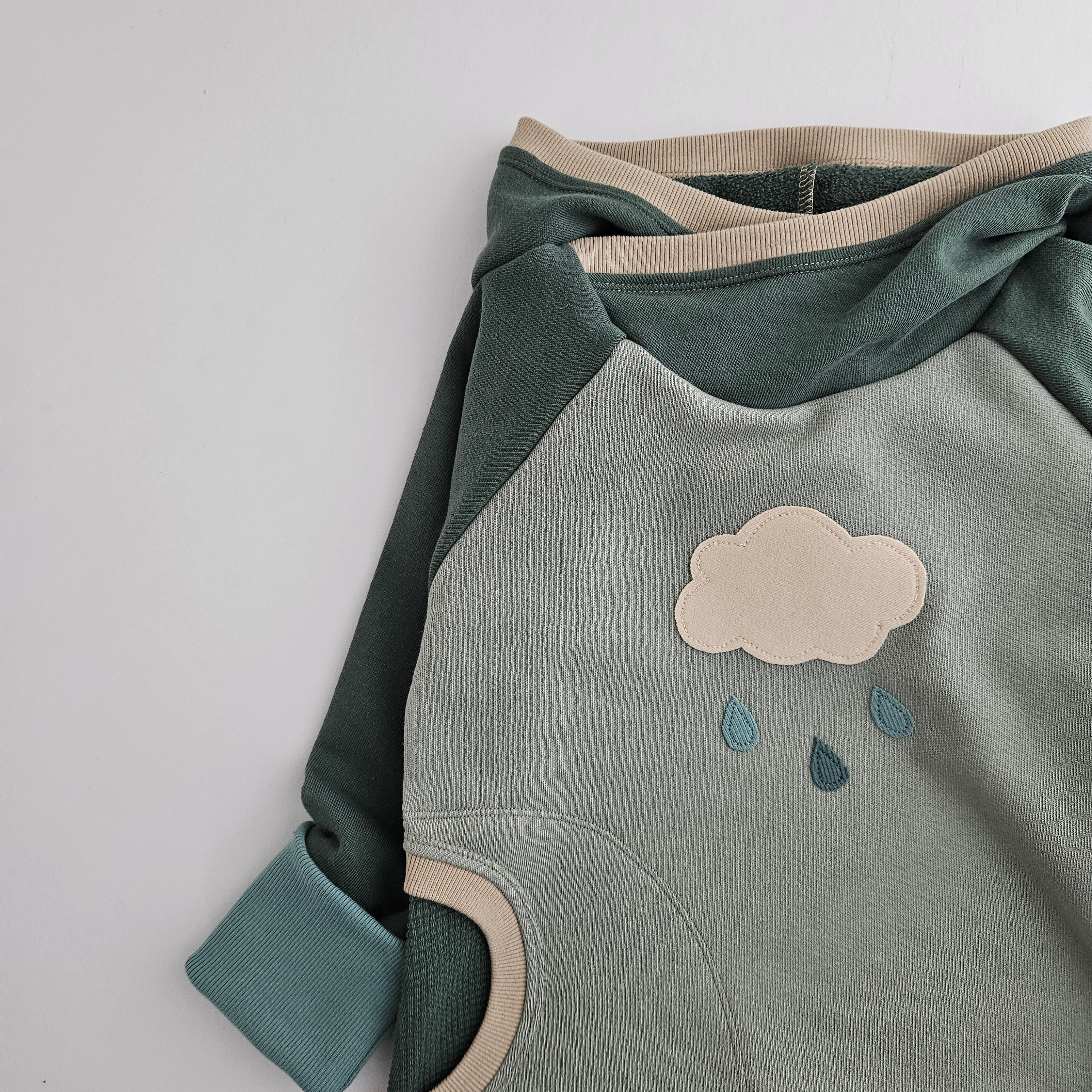 3T- 6 Years Raincloud Grow With Me Hoodie