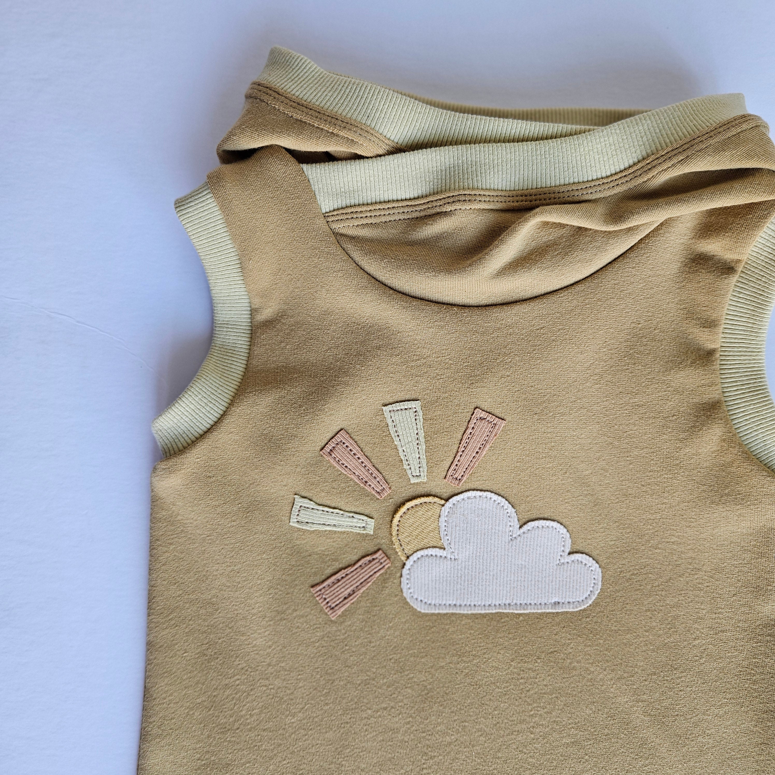 12 Months-3T Sunshine Hooded Tank Grow With Me