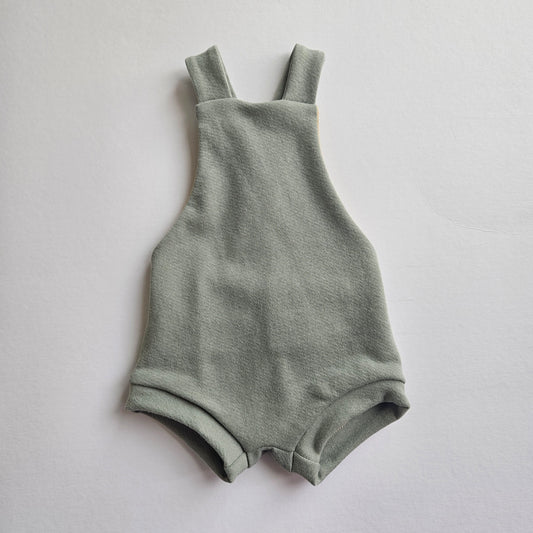 Shortie Overalls in Pistachio