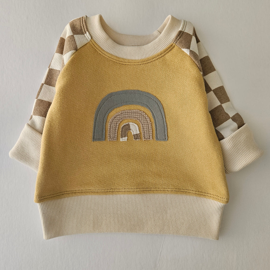 CUSTOM 4T Sweater- Rainbow