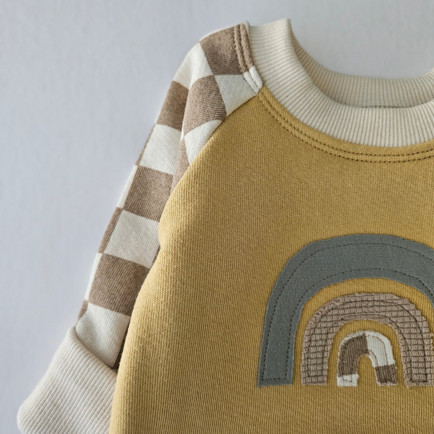 0-6 Months Grow With Me Sweater- Rainbow