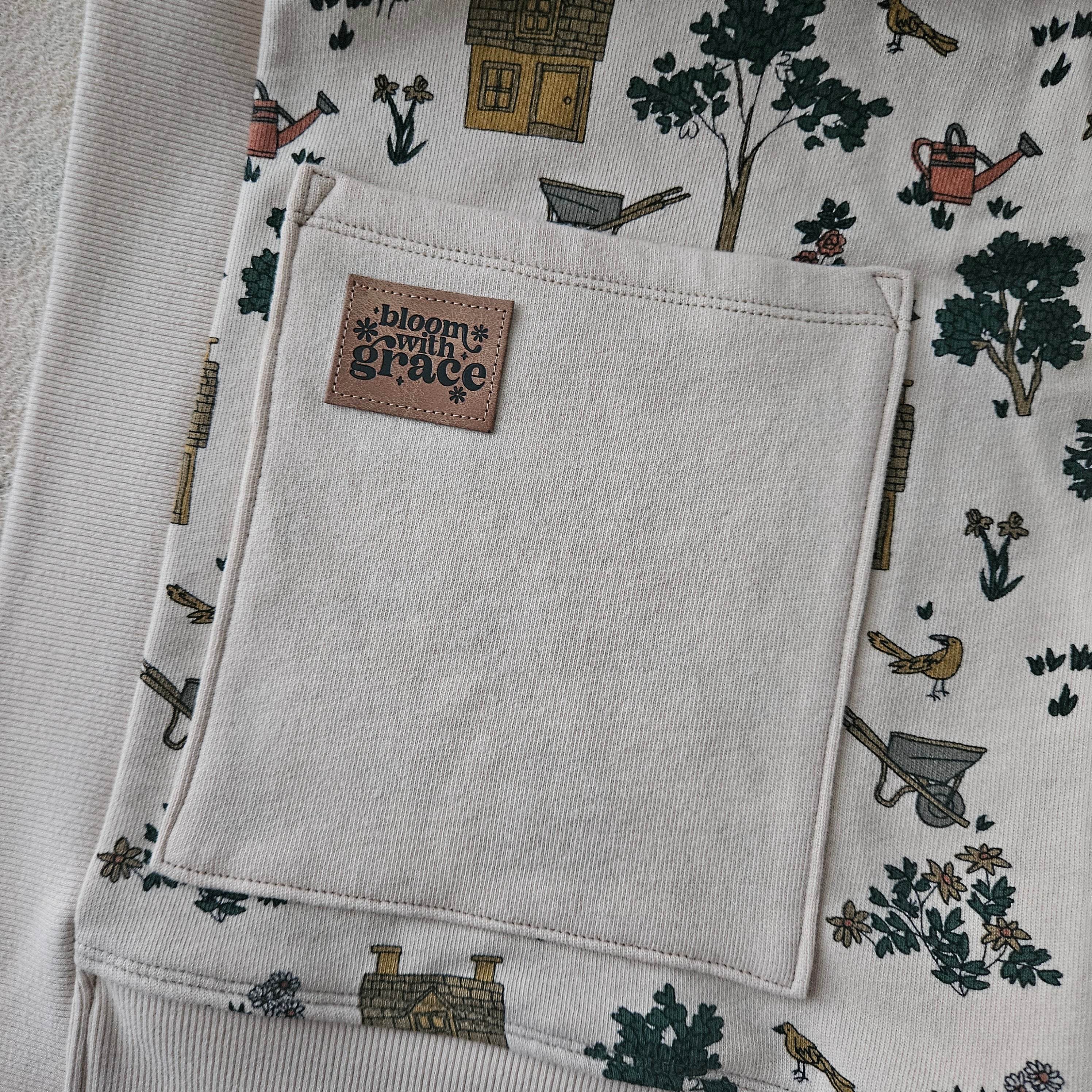 Small Women's Cardi- Garden Bloom