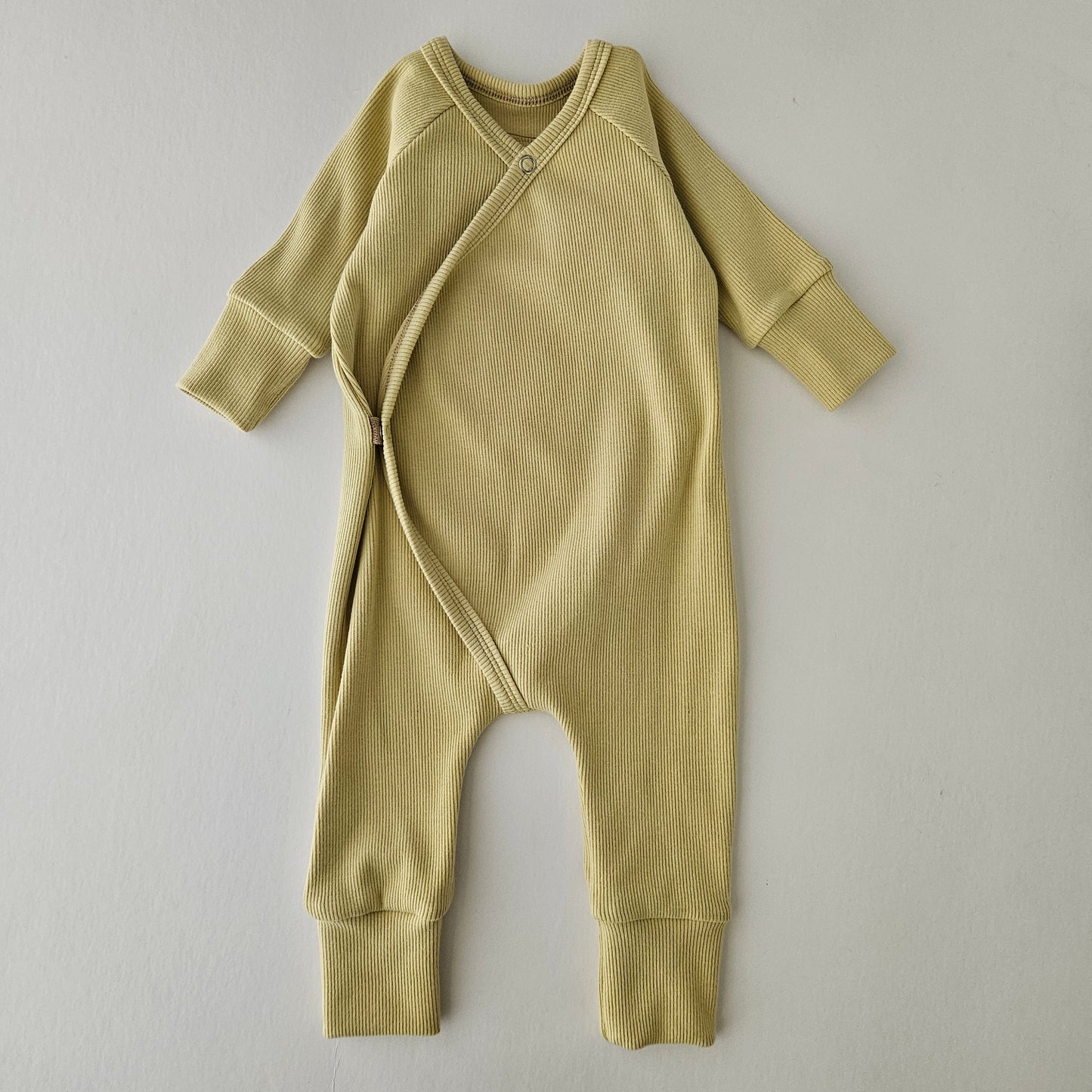 Wrap Rompers in Mellow Yellow