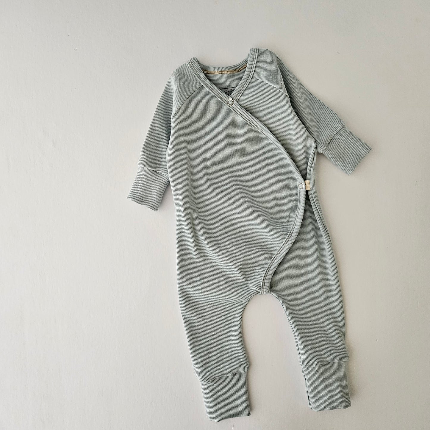 Wrap Rompers in Sky Blue