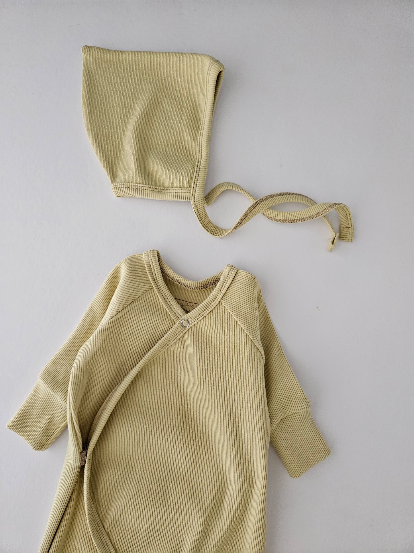 Wrap Rompers in Mellow Yellow