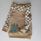 3-6 Years Bigfoot Wanderer Grow With Me Hoodie
