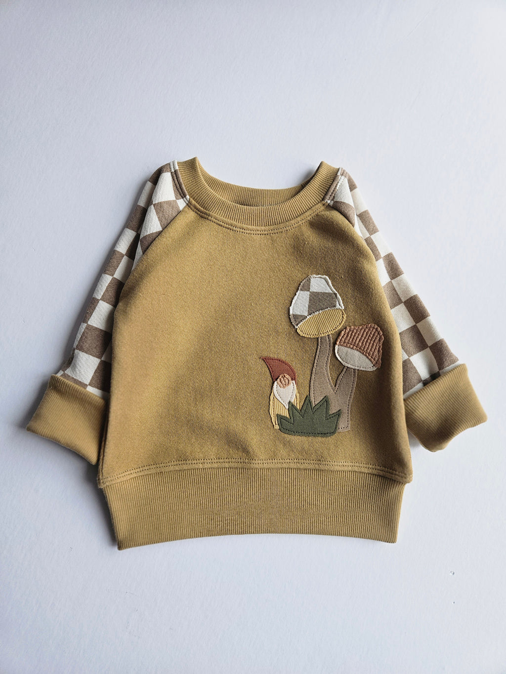 3-12 Months Mushrooms Grow With Me Sweater