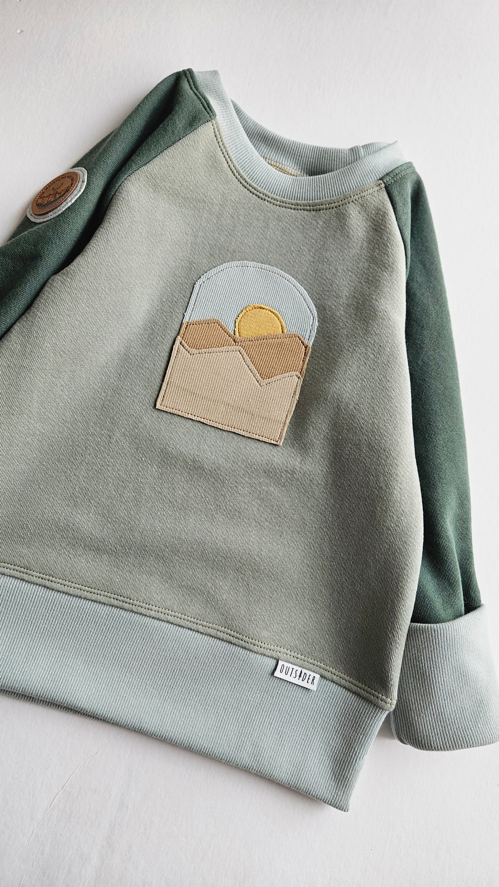 3-6 Years Mountains Outsider Grow With Me Hoodie
