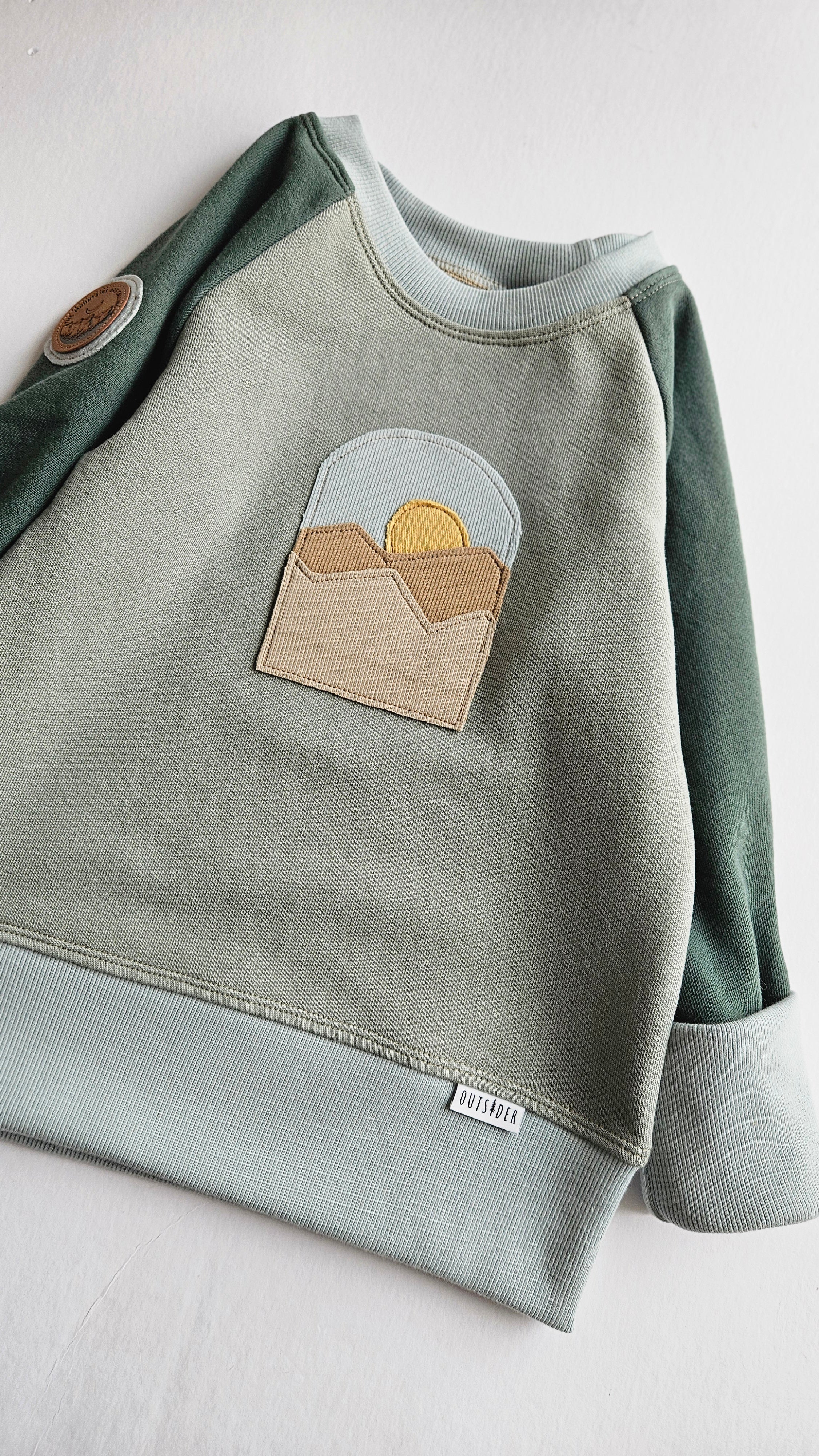 3-6 Years Mountains Outsider Grow With Me Hoodie