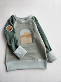 3-6 Years Mountains Outsider Grow With Me Hoodie
