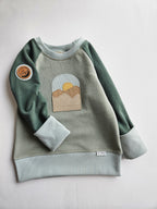 3-6 Years Mountains Outsider Grow With Me Hoodie
