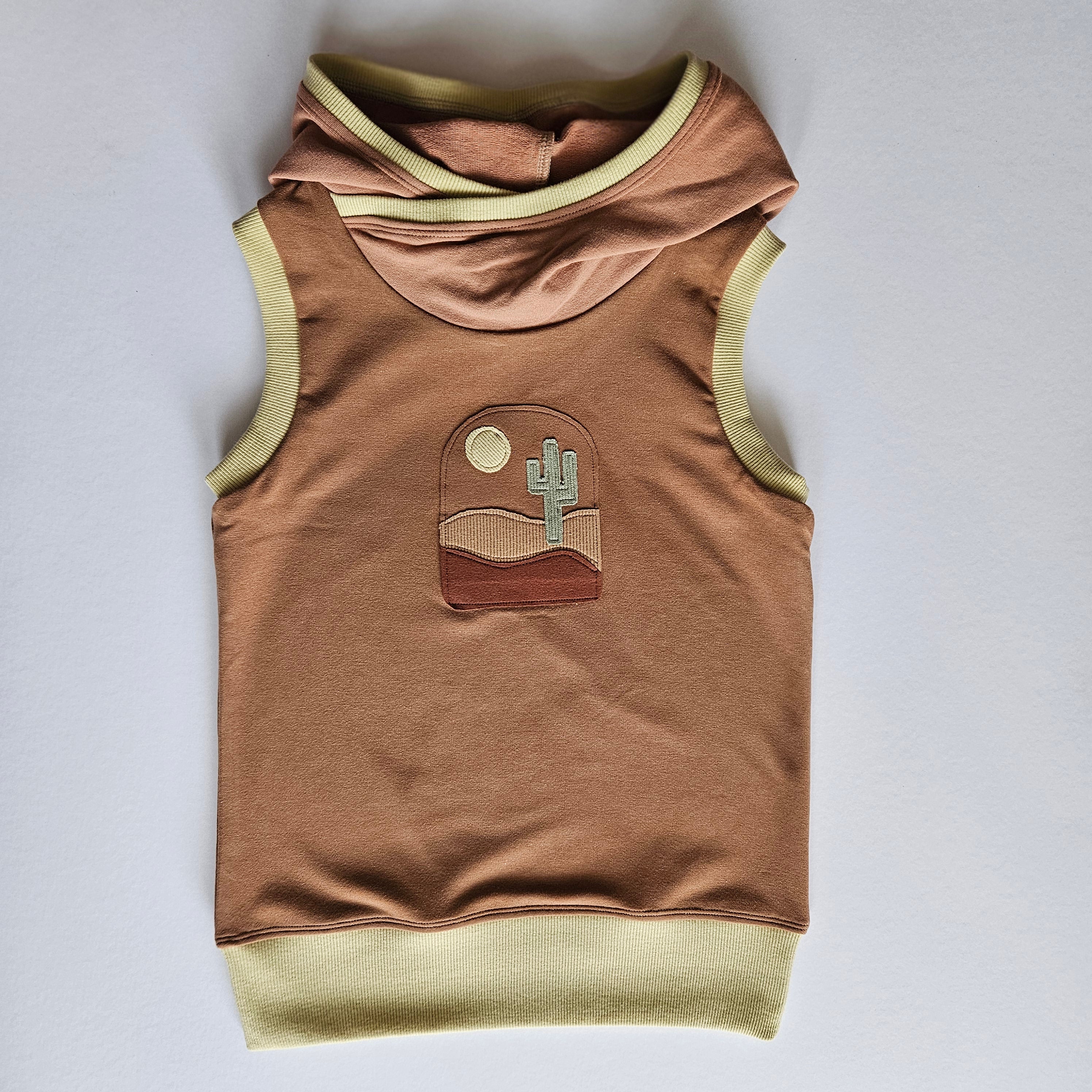 6-9Y Cactus Hooded Tank Grow With Me
