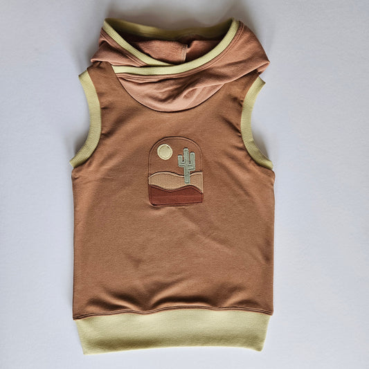 6-9Y Cactus Hooded Tank Grow With Me