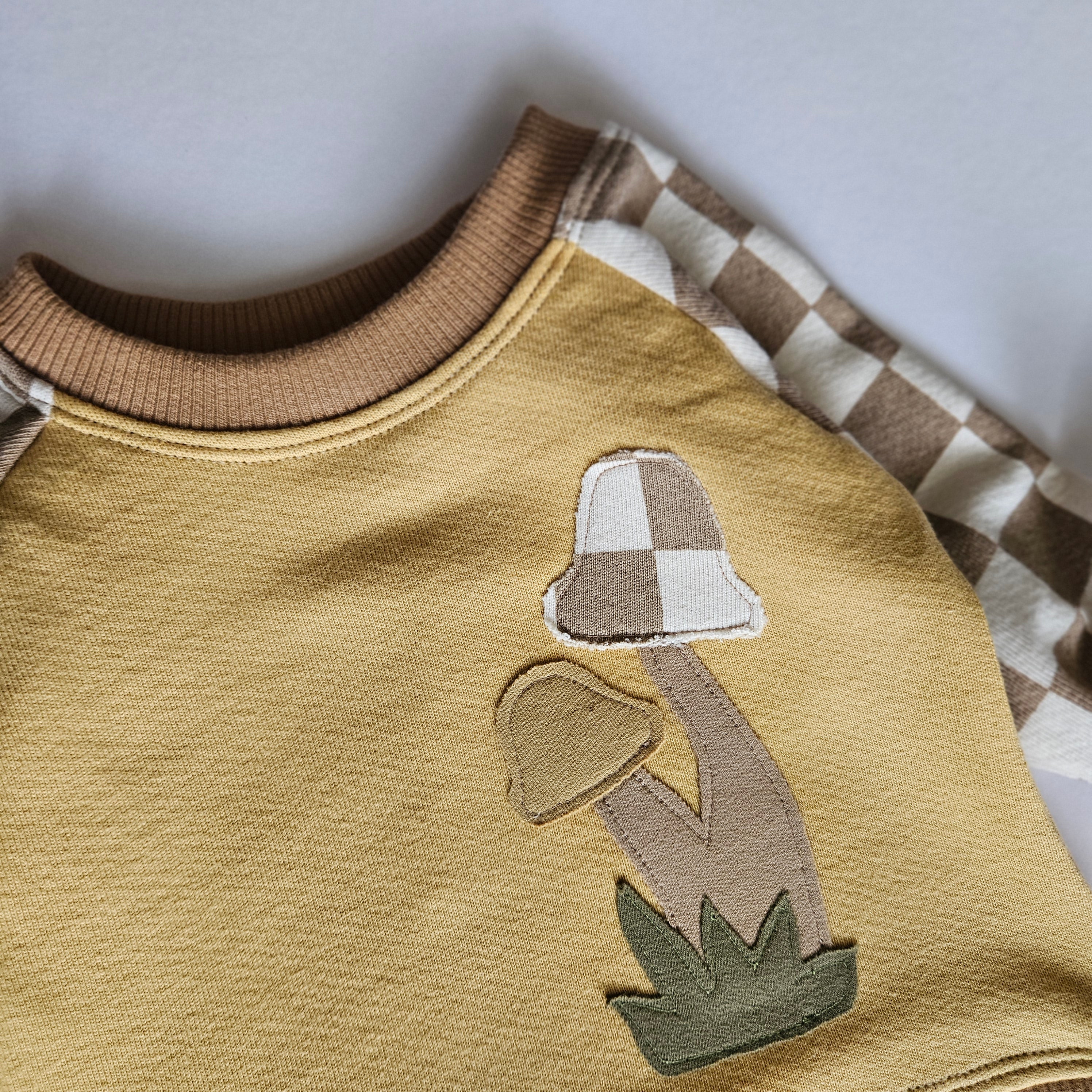 0-6 Months Mushrooms Grow With Me Sweater