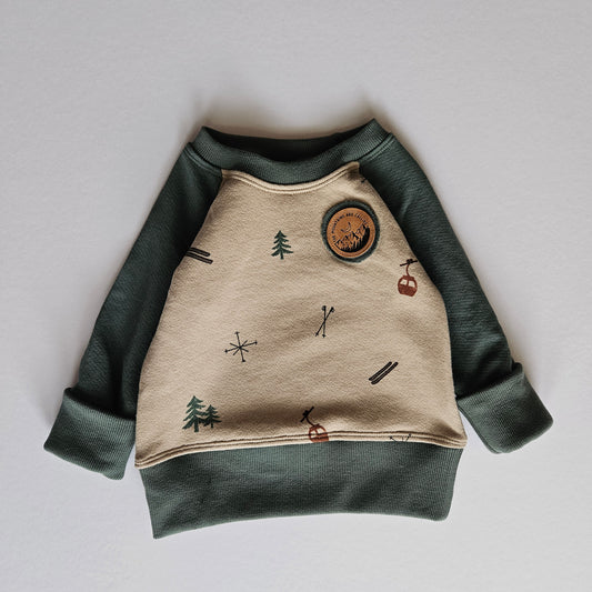 03-12 Months Grow With Me Sweater- Ski Trip Northwood