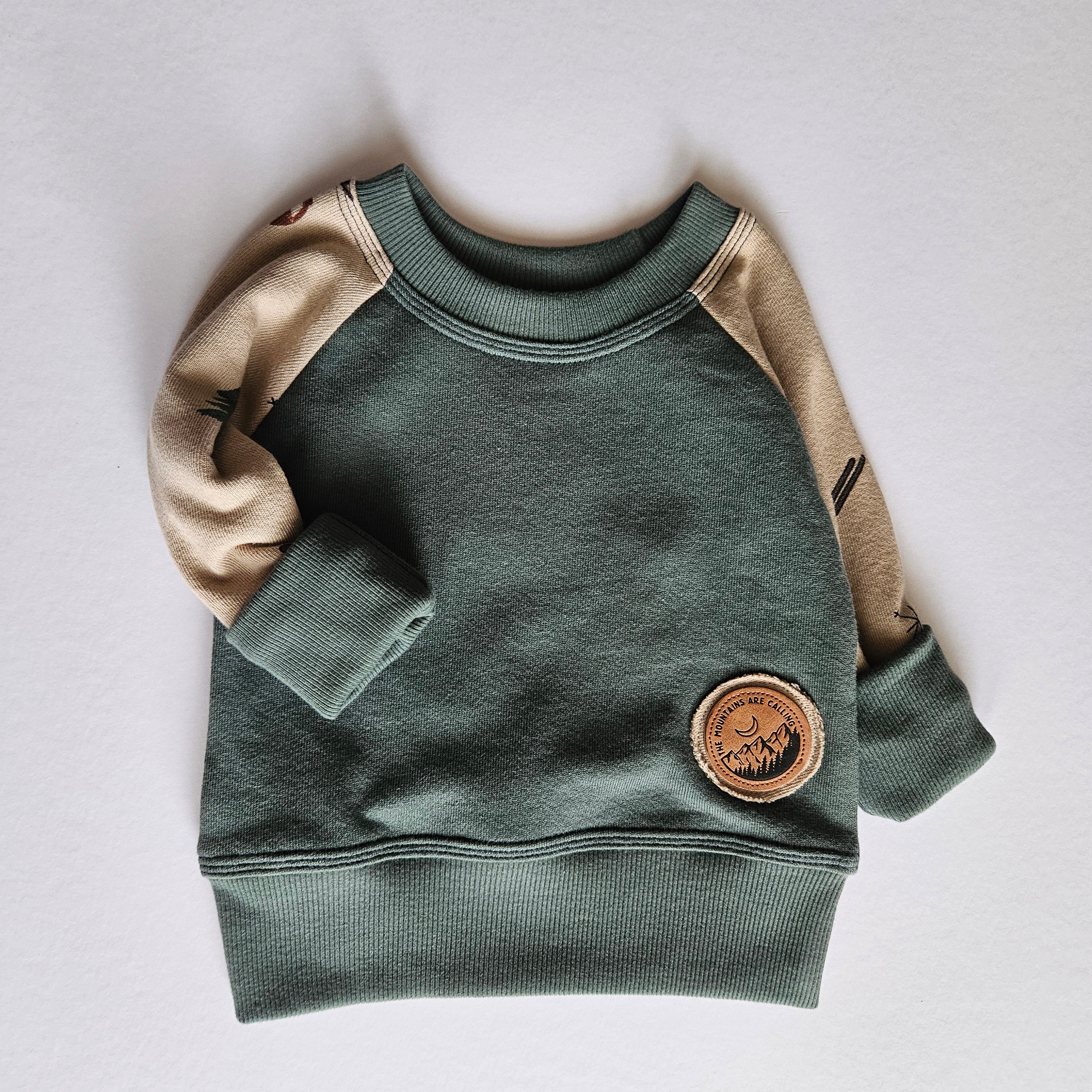 0-6 Months Grow With Me Sweater- Ski Print Northwood