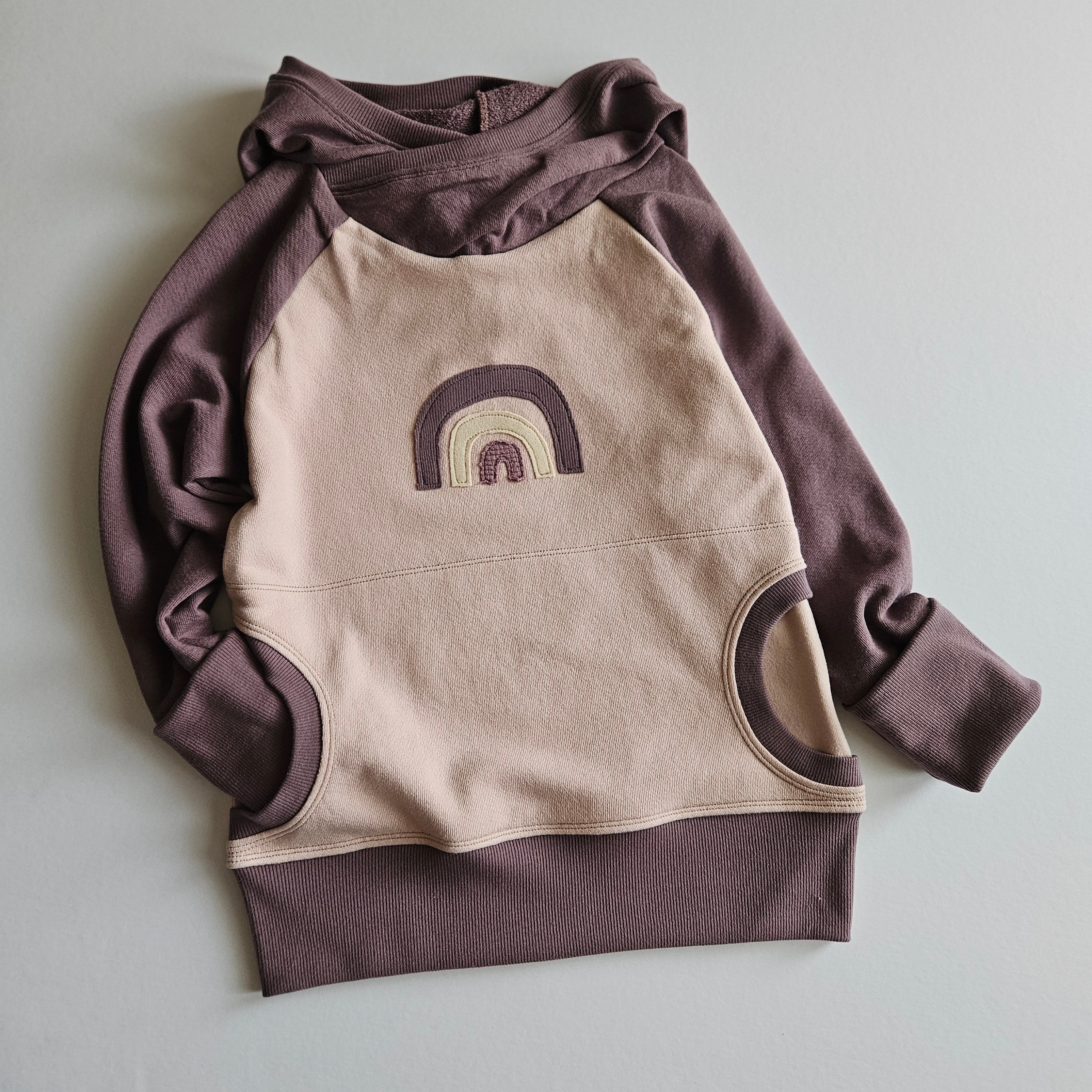 4-7 Years Rainbow Grow With Me Hoodie