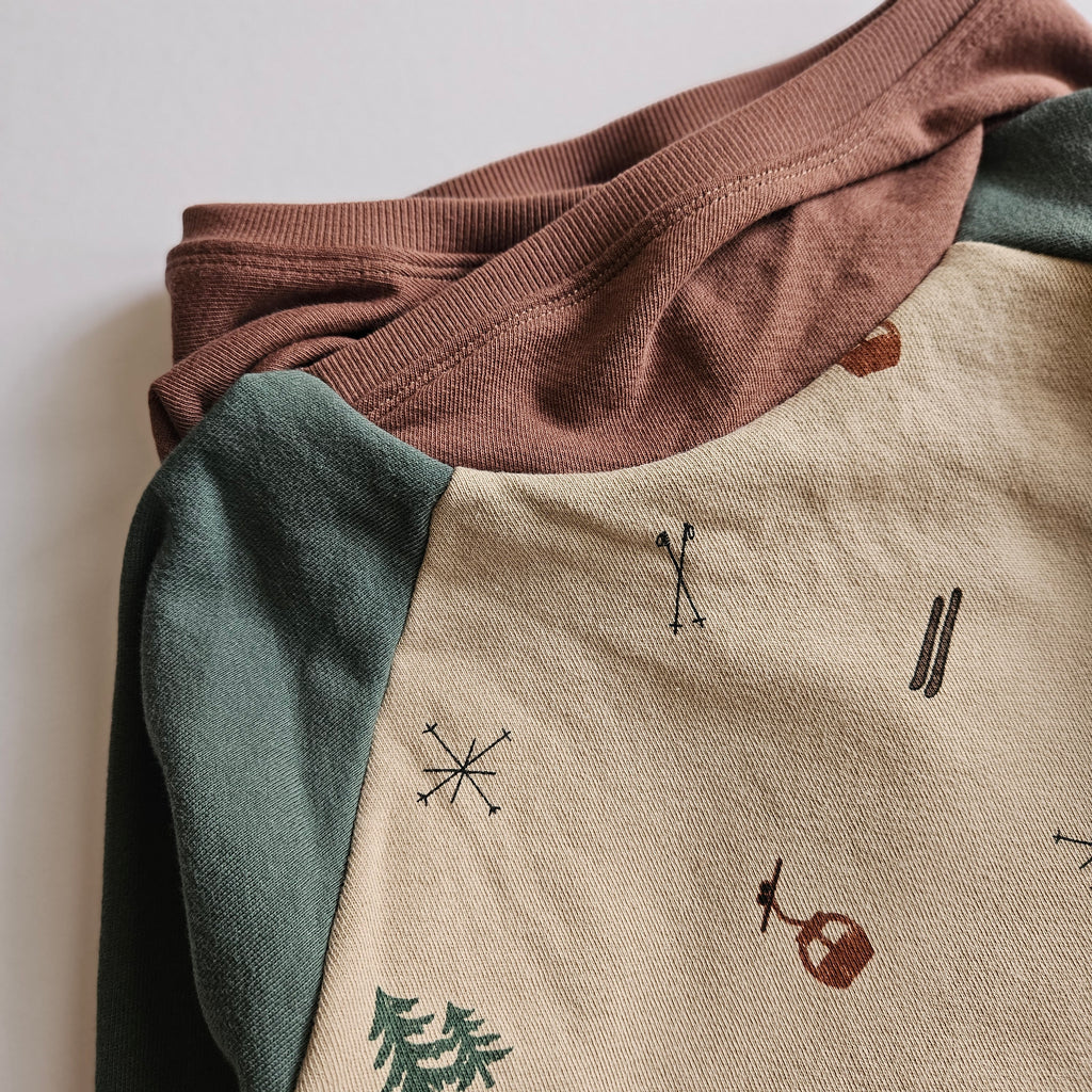 6-9 Years Ski Grow With Me Hoodie