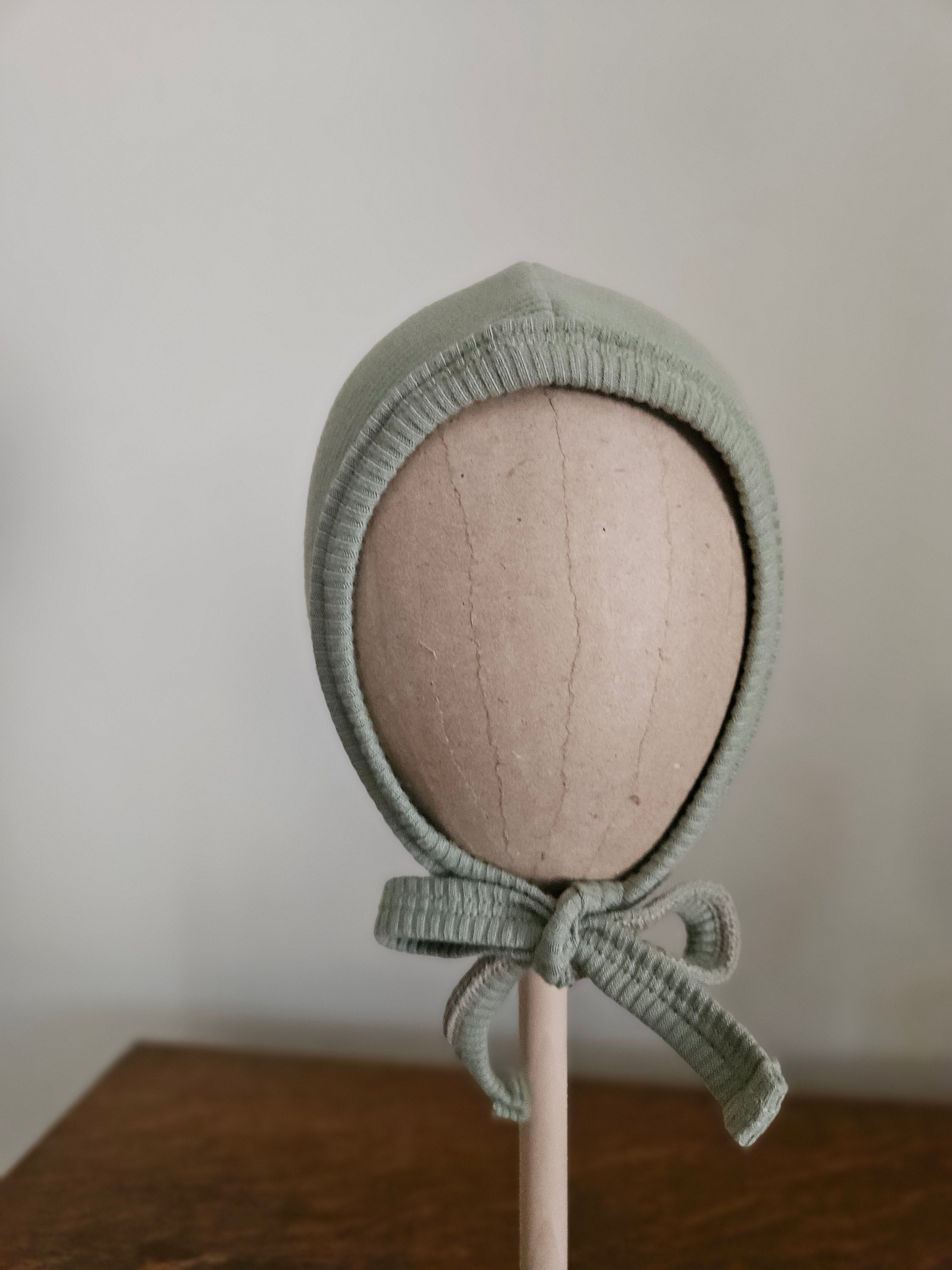 Pixie Bonnet in Sage (Multiple Sizes Available)