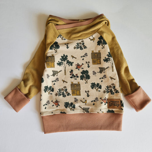 12M-3T Garden Flower Grow With Me Hoodie