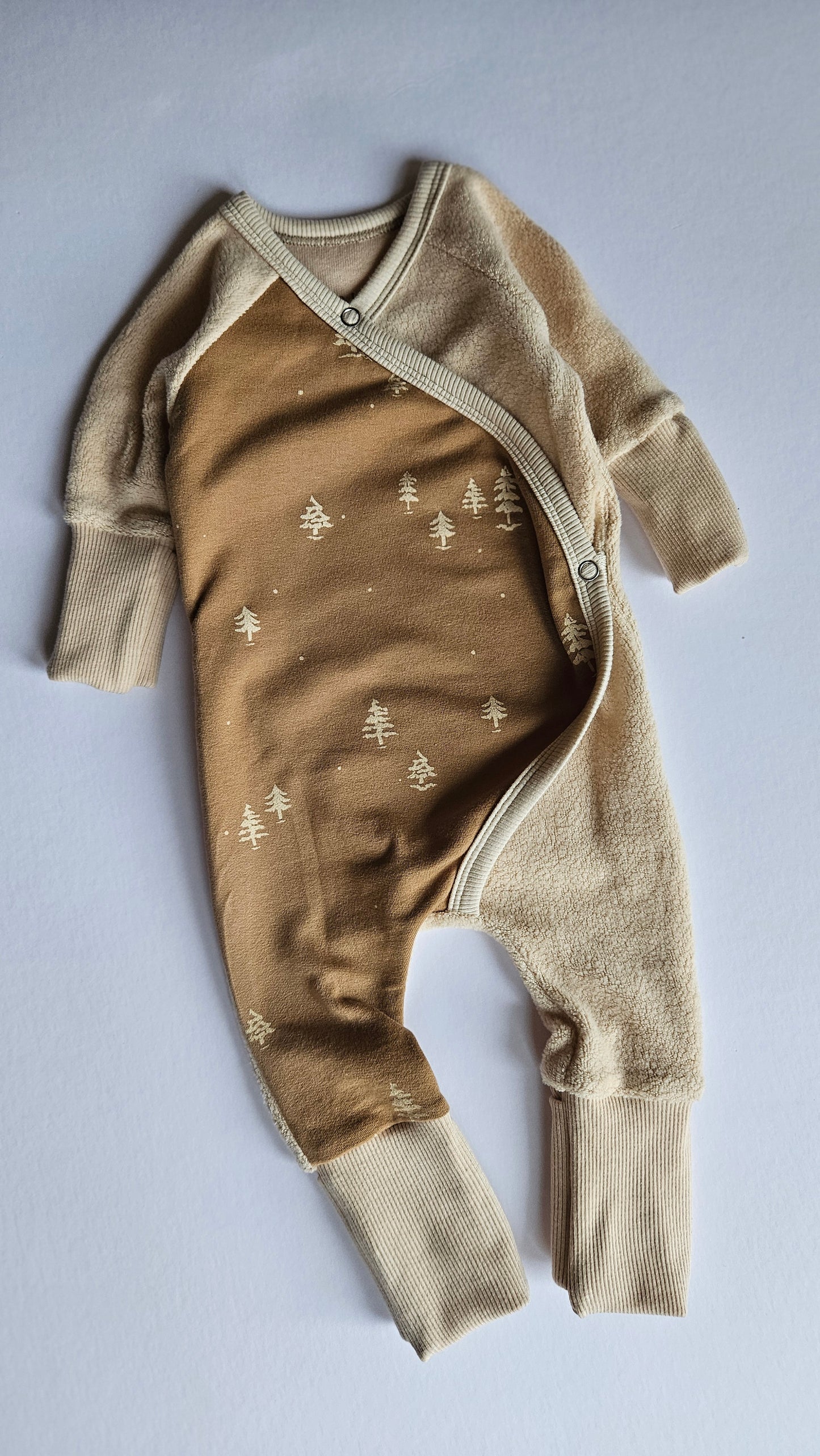 Waffle Wrap Rompers in Trees