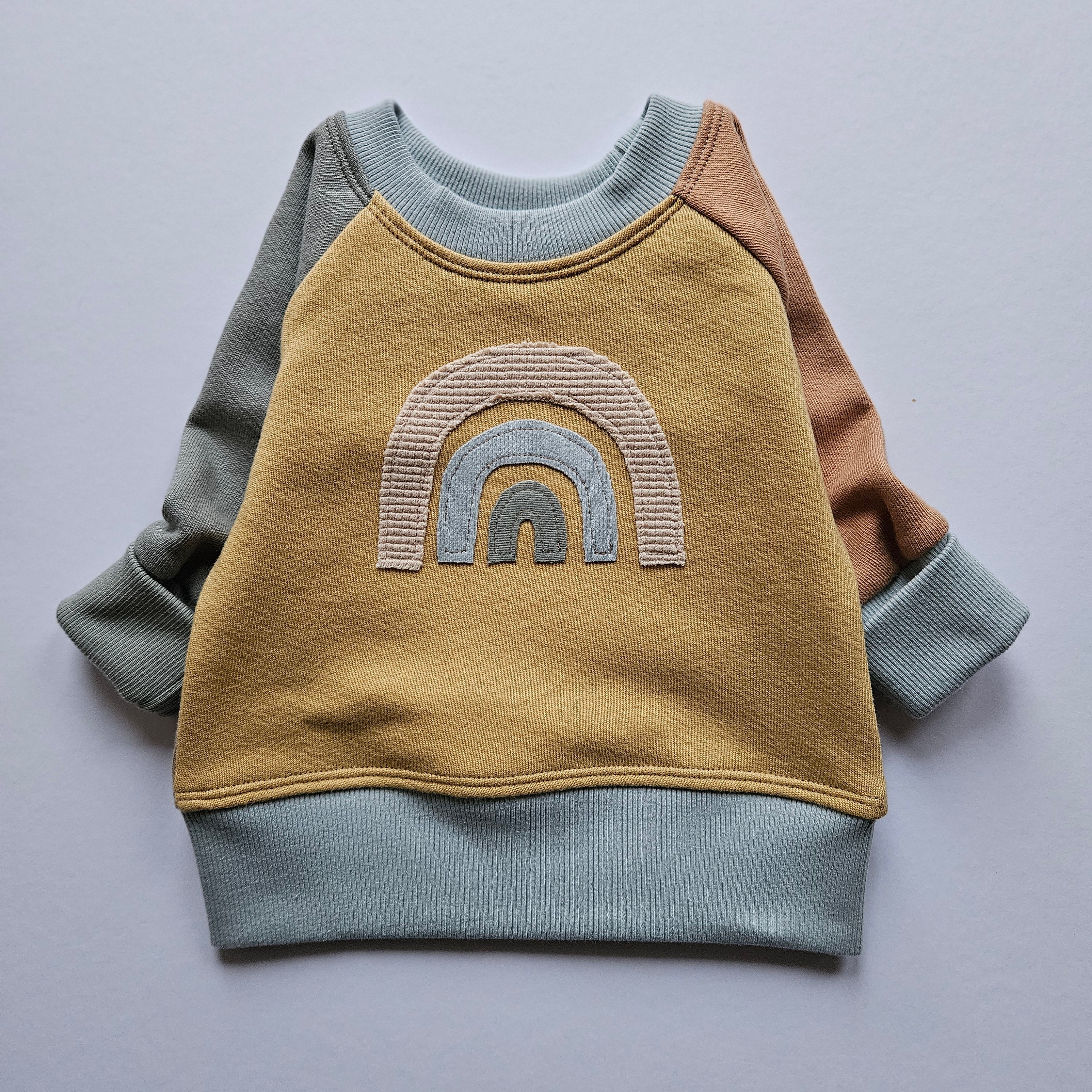 0-6 Months Rainbow Grow With Me Sweater
