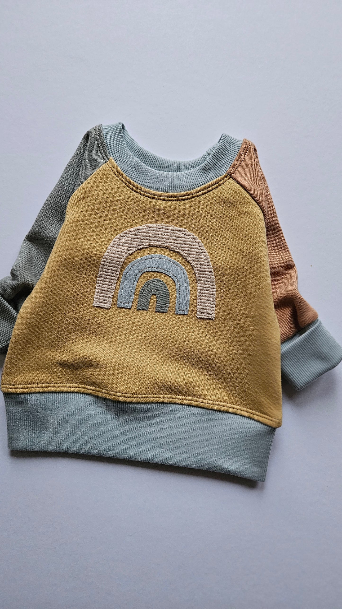 0-6 Months Rainbow Grow With Me Sweater