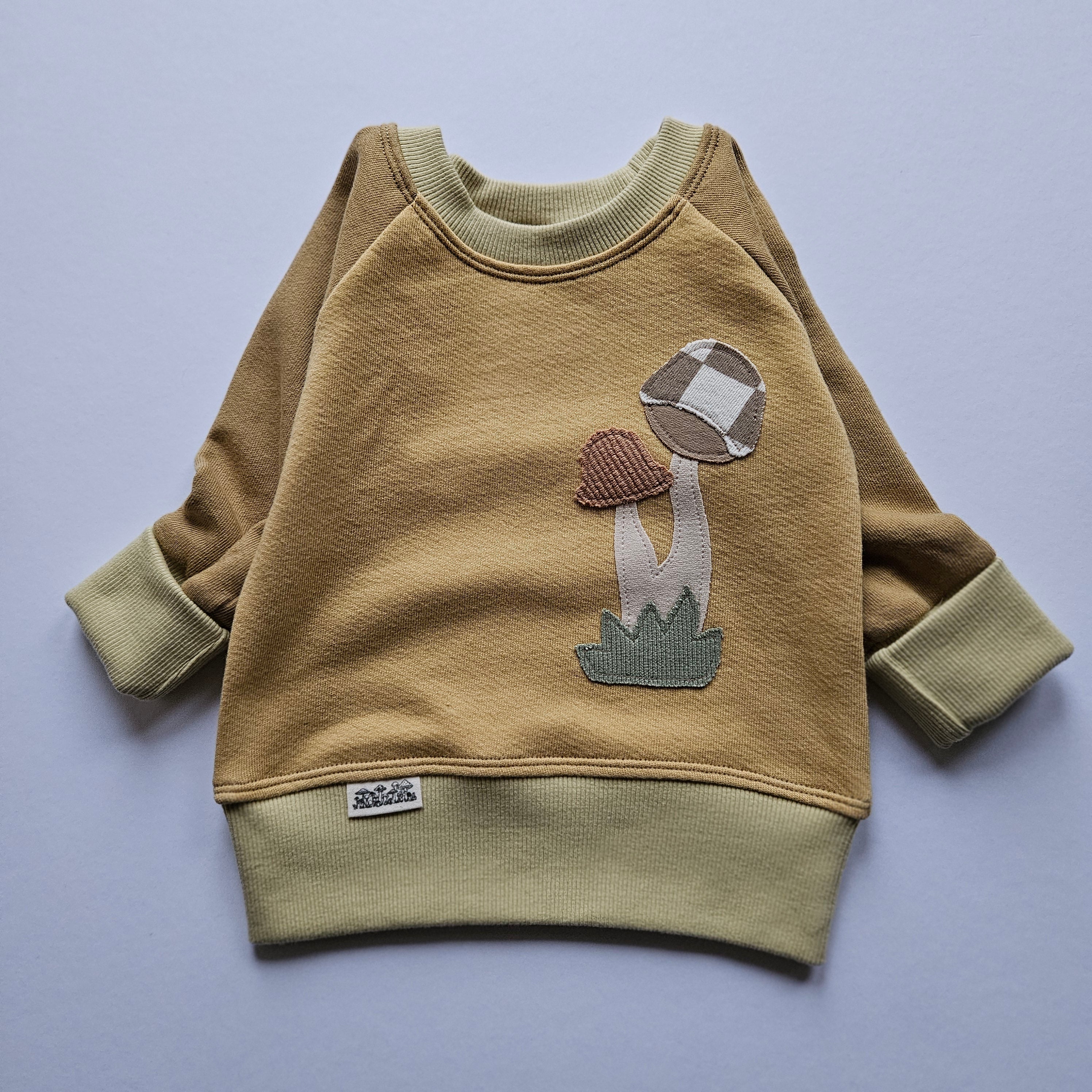 3-12 Months Mushrooms Grow With Me Sweater