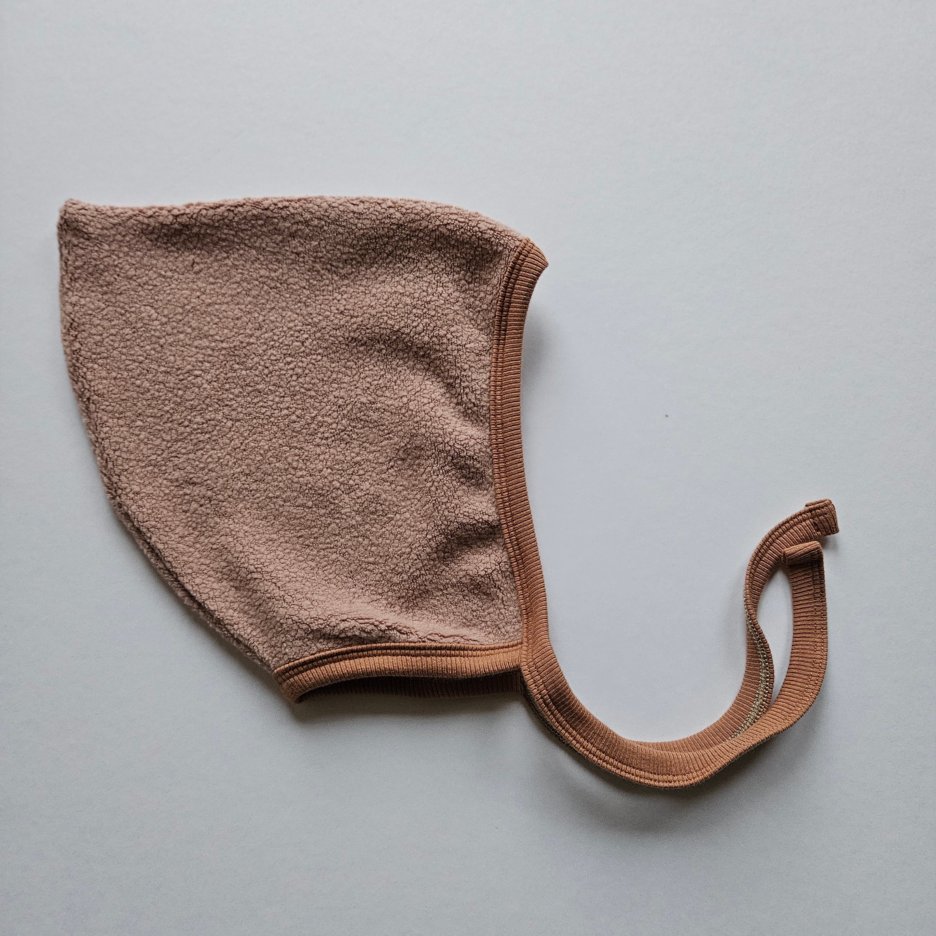 Pixie Bonnet in Mauve Sherpa (Multiple Sizes Available)