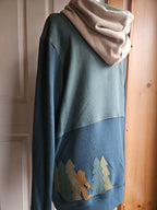 Large Men's Hoodie- Sneaky Bigfoot