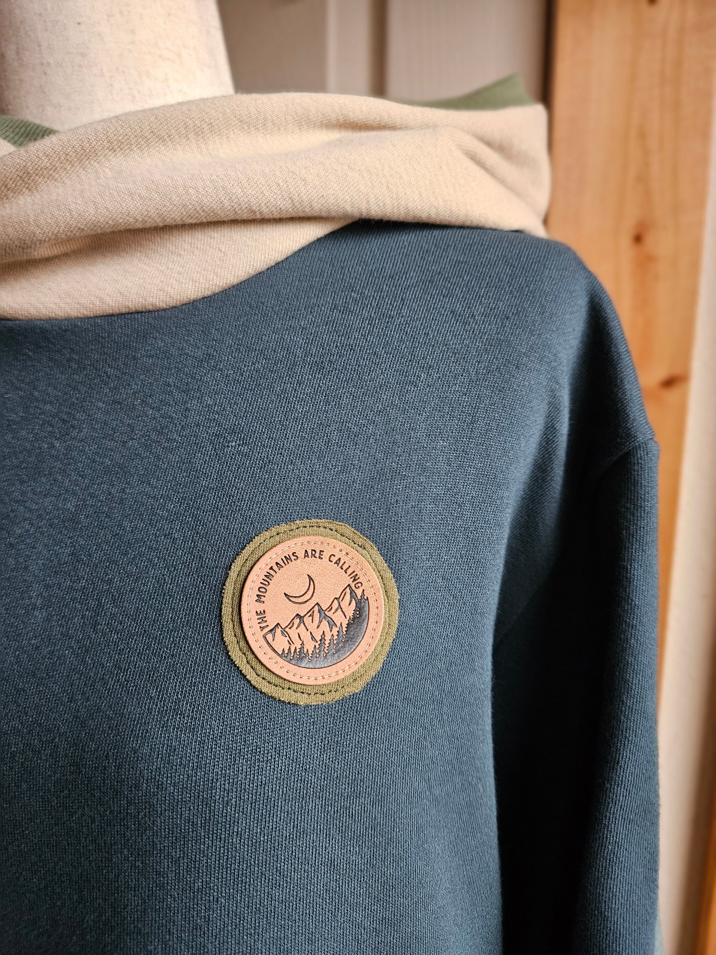 Large Women's Hoodie- Sneaky Bigfoot