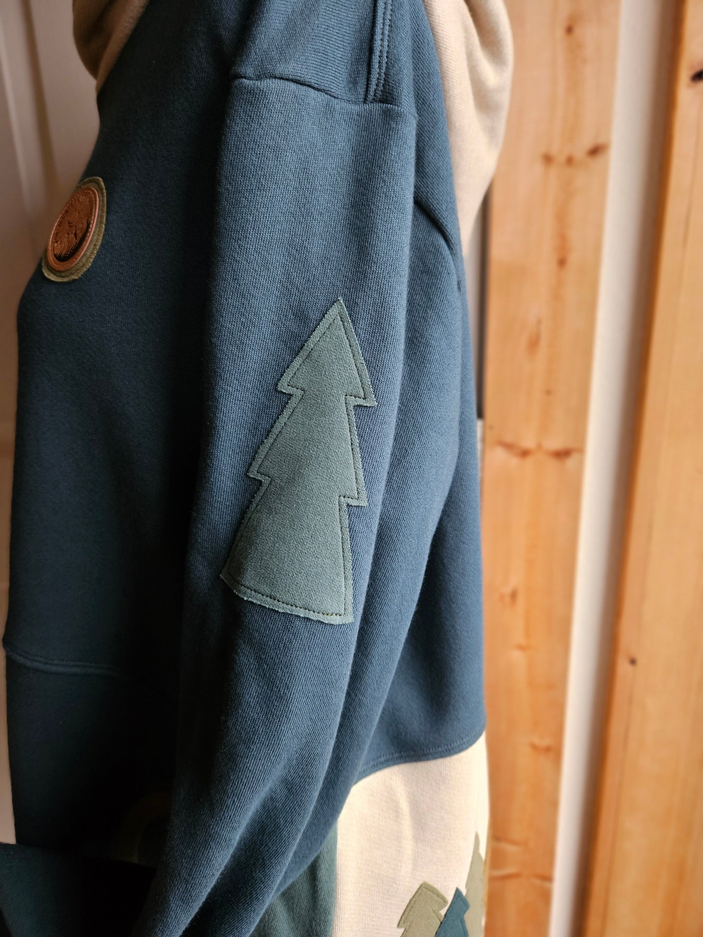 Large Women's Hoodie- Sneaky Bigfoot