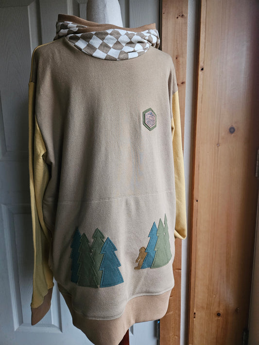 XL Men's Hoodie- Bigfoot