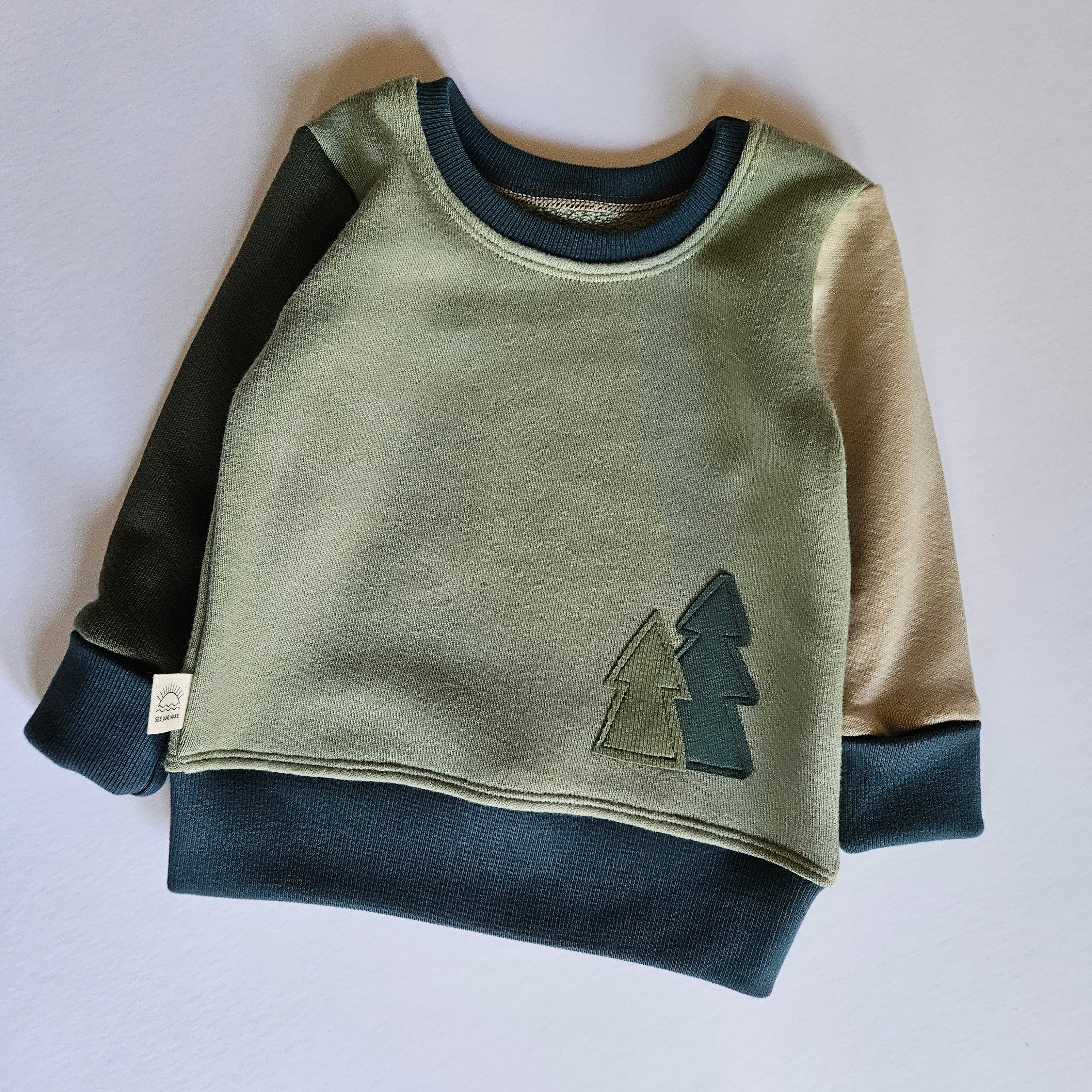 3-12 Months Forest Trees Grow With Me Sweater