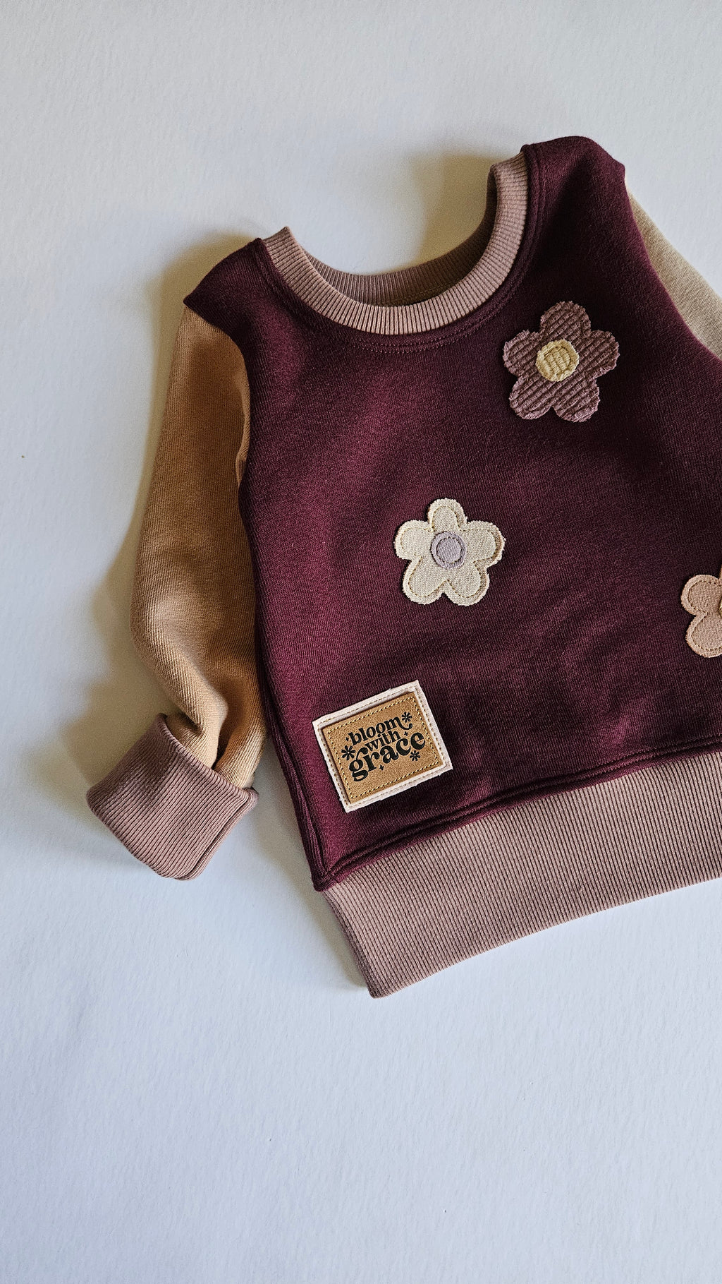 3-12 Months Blooms Grow With Me Sweater