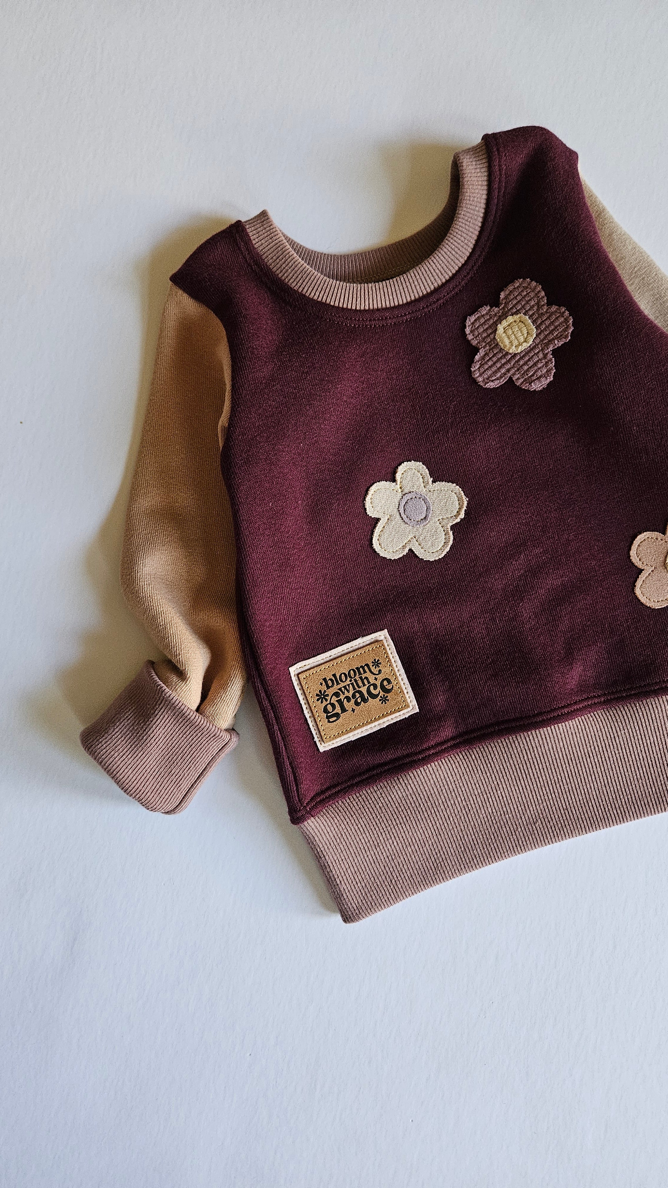 3-12 Months Blooms Grow With Me Sweater